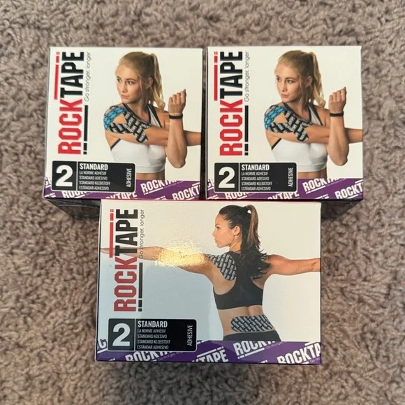 Rock Tape K-Tape Kinesiology Tape Set - Rock Floss Band - Purple, Hemp, Tattoo - Picture 2 of 7